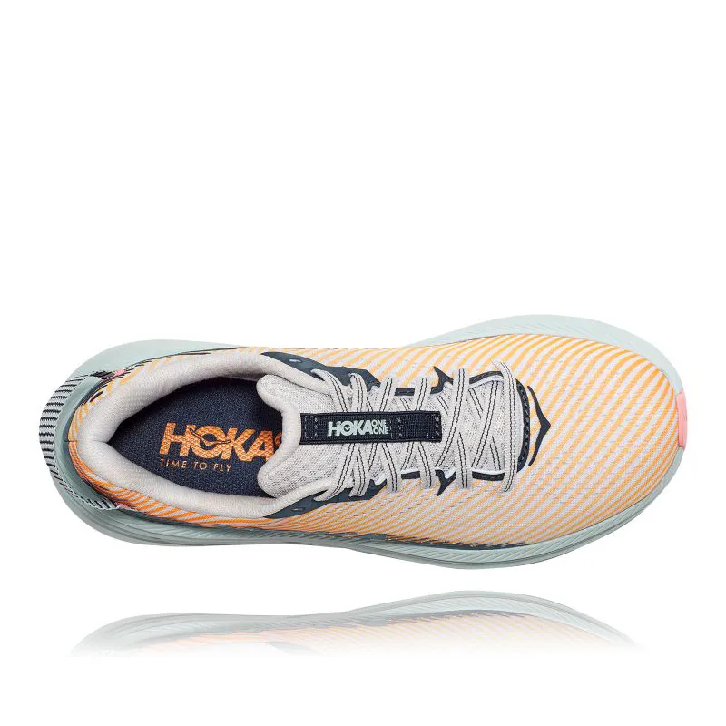 Hoka Rincon 2 Womens Road Running Shoes - Lunar Rock Black Iris-3